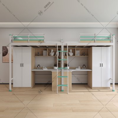 两连体学生公寓床