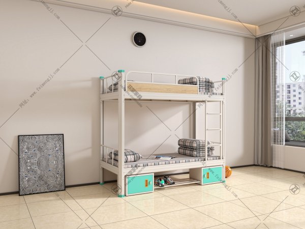 双层上下铺铁架床菲蒙家具安装简单点