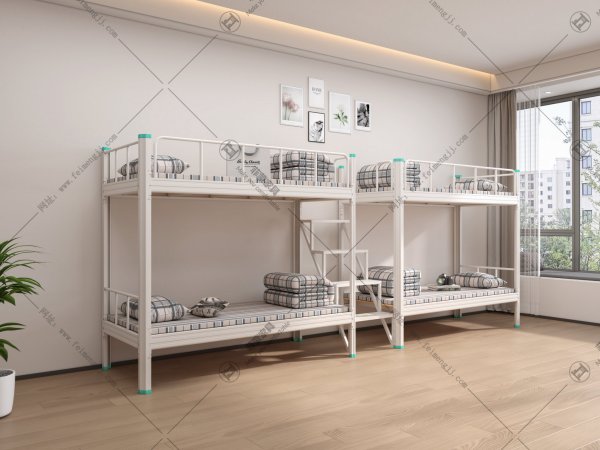 菲蒙家具大学生宿舍上下床的简单配色更舒心