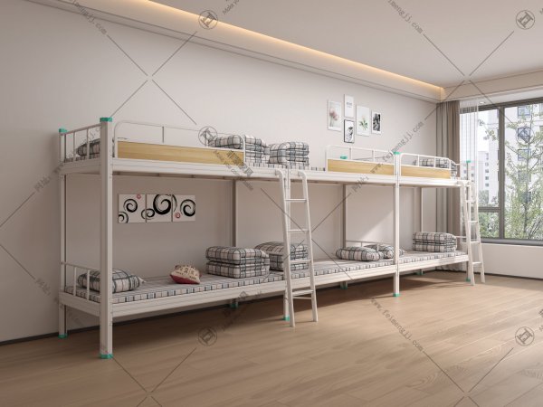 员工宿舍上下铺铁架床菲蒙家具质量好得很