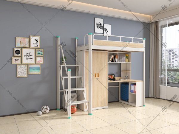 菲蒙家具员工宿舍铁架床给您归属感